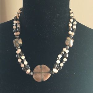 Real unknown stone necklace